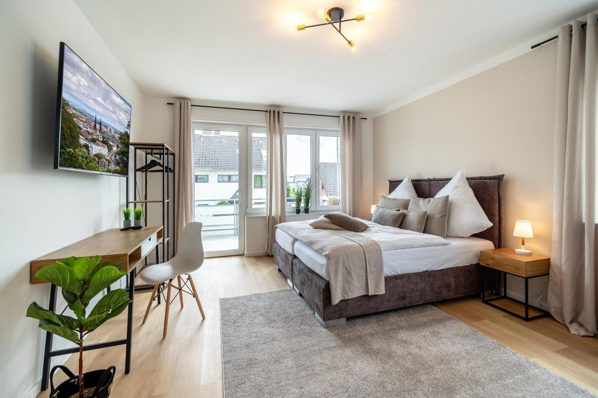 Raw-Flat Meier - Modern - Stylisch - Balkon - Netflix Bielefeld Buitenkant foto